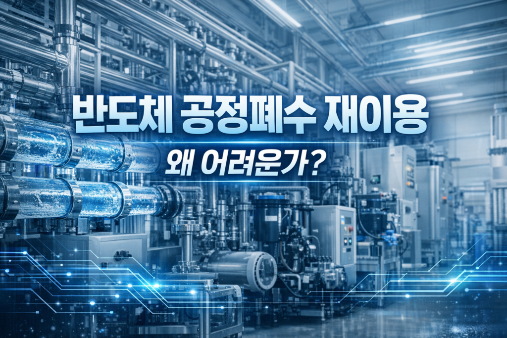 반도체 공정폐수 재이용 왜 어려운가